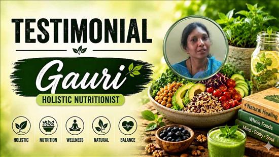 Testimonial - Gauri (Holistic Nutritionist)