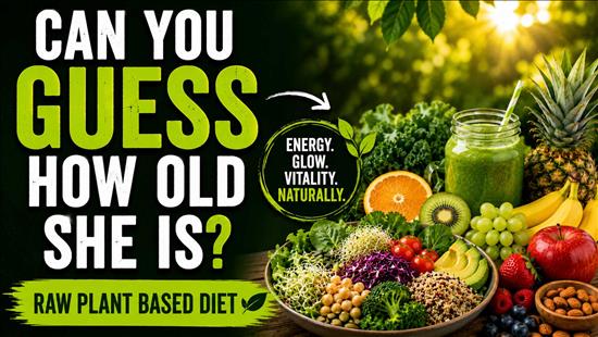 Can You Guess How Old She Is? - Raw Plant Based Diet